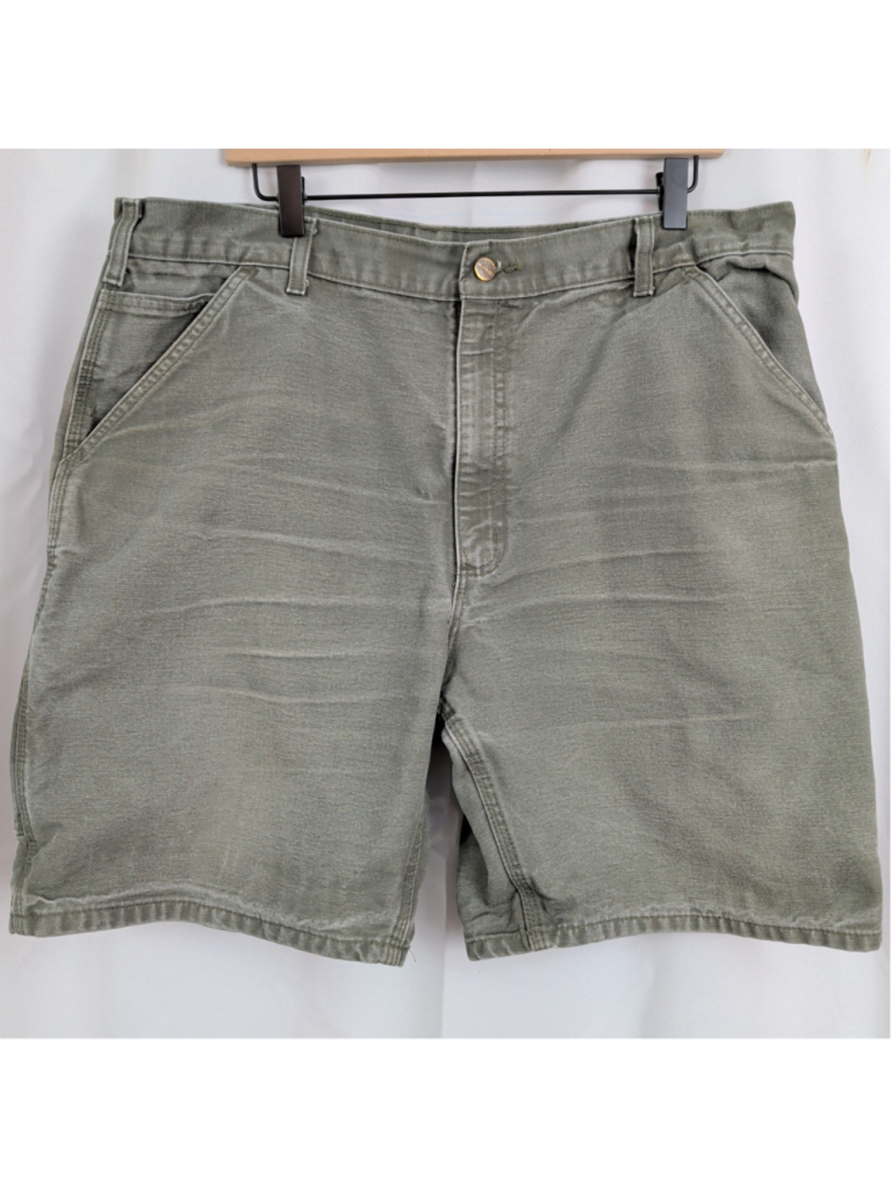 Carhartt B25 Moss Green Canvas Shorts